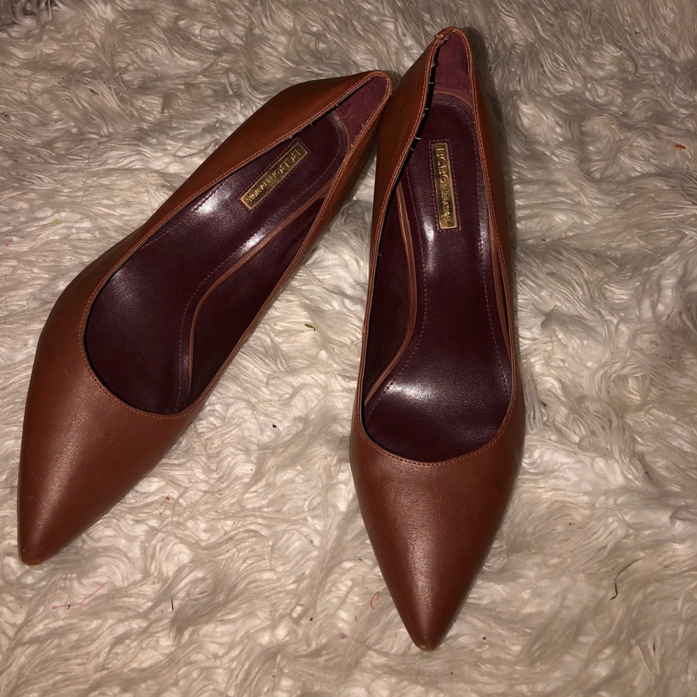 BCBG brown pumps size 12